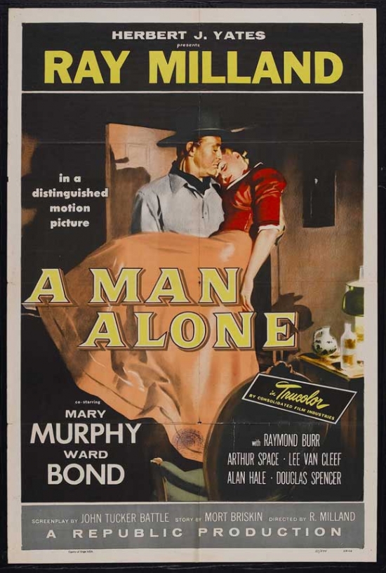 A Man Alone Movie Poster - 27 x 40 in.