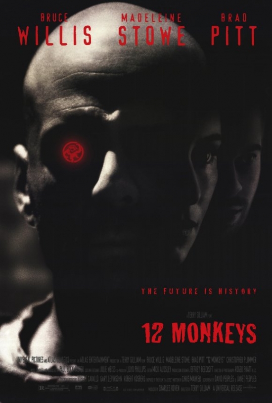 12 Monkeys Movie Poster - 27 x 40 in.