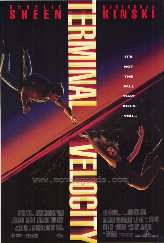 Terminal Velocity Movie Poster - 27 x 40 in.