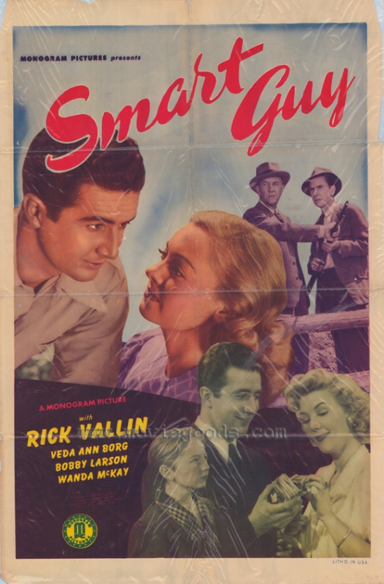 MOVIH1023 Smart Guy Movie Poster - 27 x 40 in.