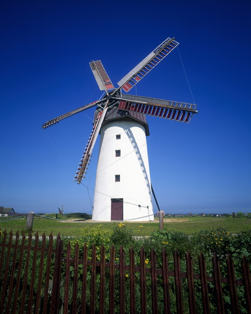 DPI1797469 Low Angle View of A Traditional Windmill Skerries County Dublin Republic of Ireland Poster Print by The Irish Image Collection, 13 x 16