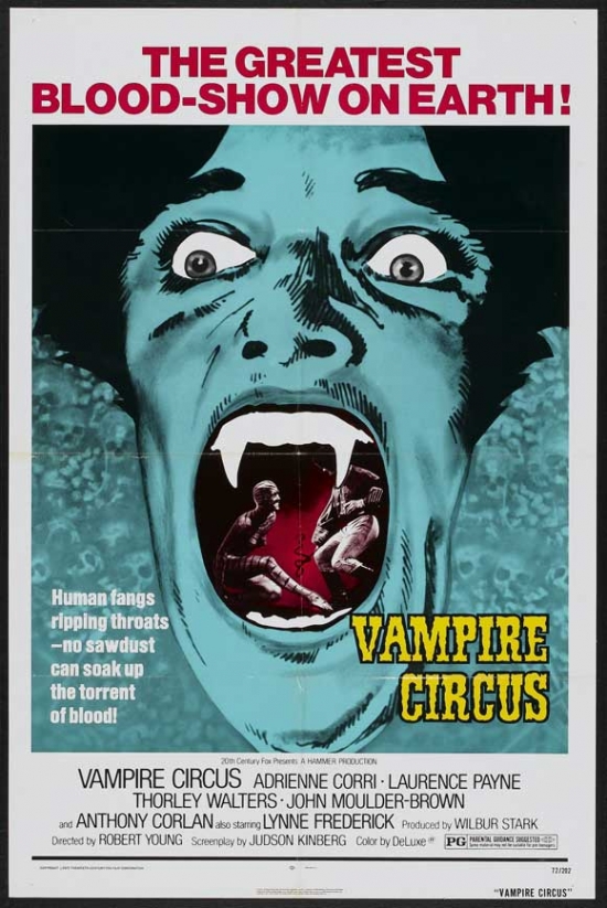 Vampire Circus Movie Poster - 27 x 40 in.
