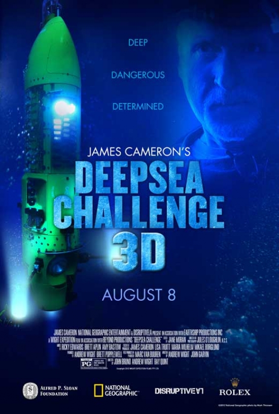Deepsea Challenge 3D Movie Poster - 27 x 40 in.