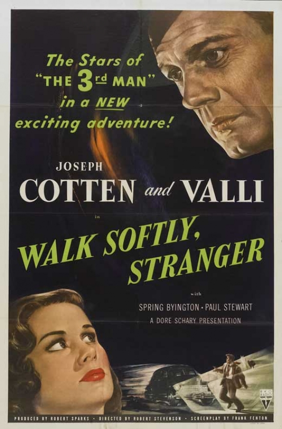 Walk Softly Stranger Movie Poster - 27 x 40 in.