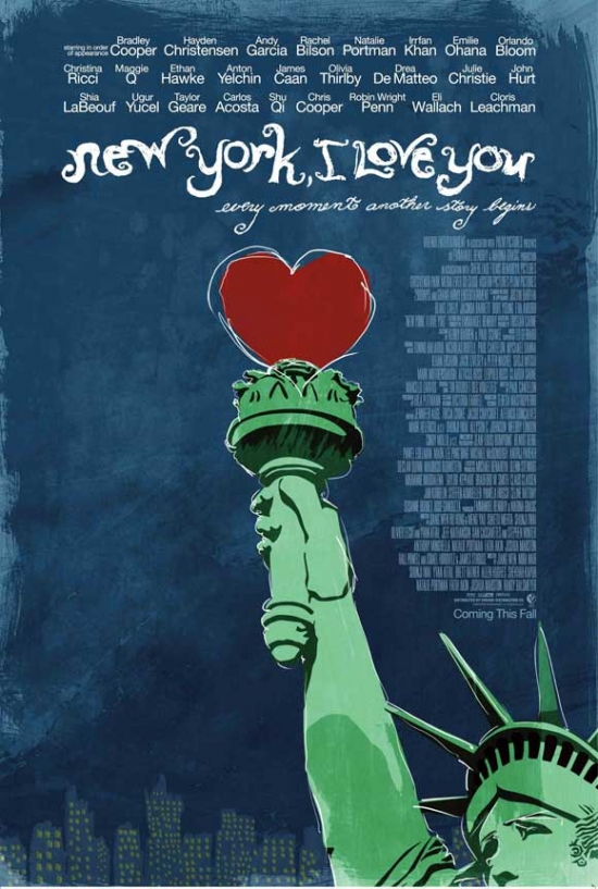 MOVGB91010 New York I Love You Movie Poster - 27 x 40 in.