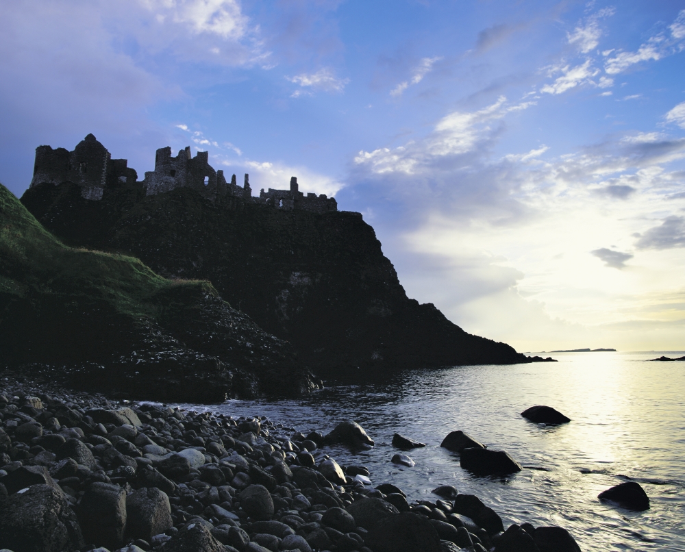 Dunluce Castle Co Antrim Ireland Poster Print by The Irish Image Collection - 17 x 13