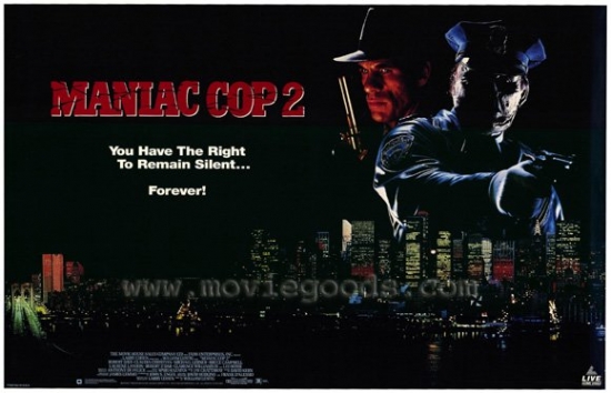 MOVGH3697 Maniac Cop 2 Movie Poster - 27 x 40 in.