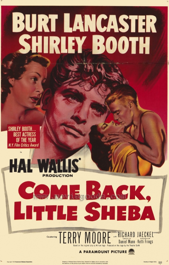Come Back Little Sheba Movie Poster - 27 x 40 in.