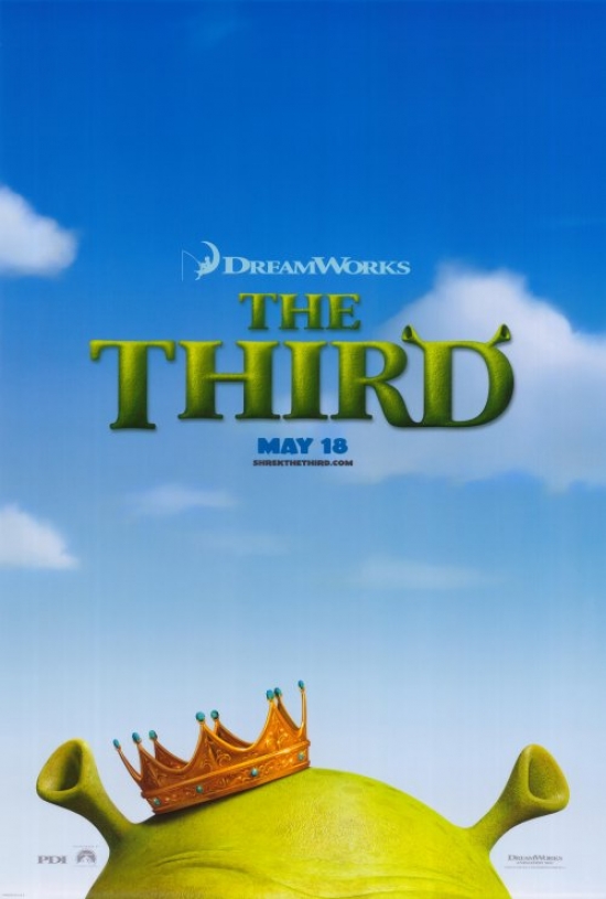 Shrek the Third Movie Poster - 27 x 40 in.