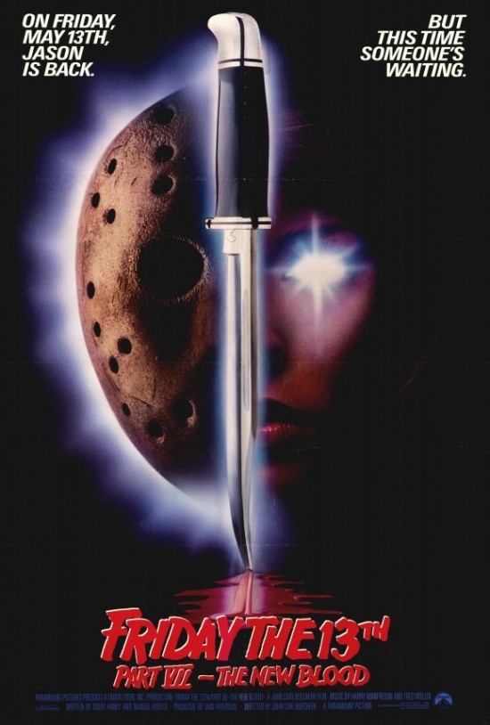 MOVEF2400 Friday the 13th Part 7-The New Blood Movie Poster - 27 x 40 in -  Posterazzi