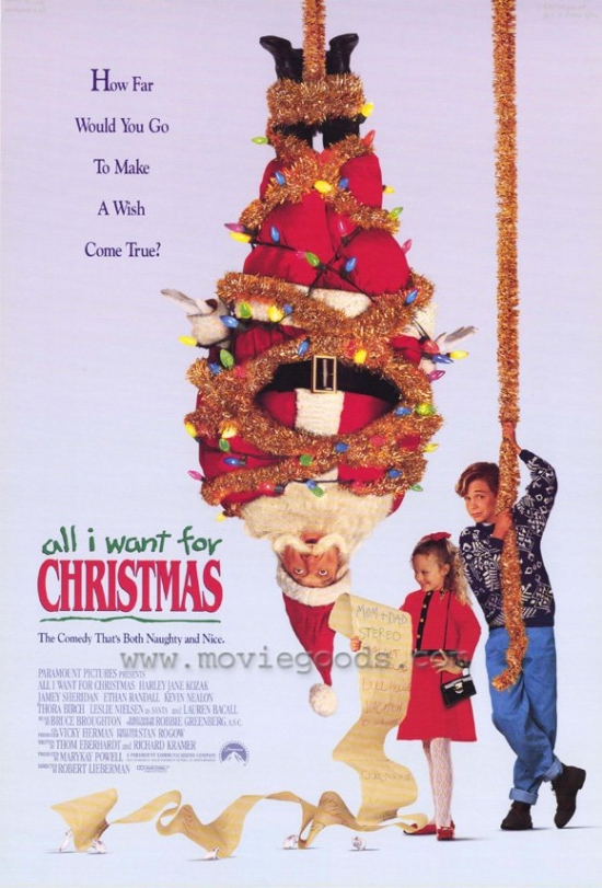 MOVEF4311 All I Want for Christmas Movie Poster - 27 x 40 in.