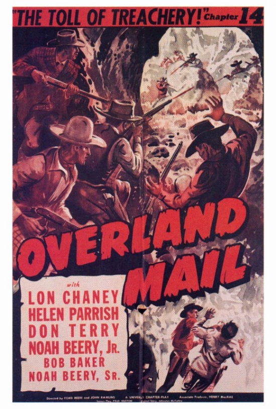 Overland Mail Movie Poster - 27 x 40 in.