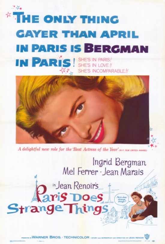MOVEH2556 Paris Does Strange Things Movie Poster - 27 x 40 in.