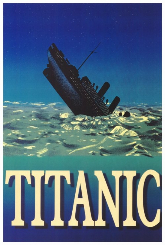 MOVEH4604 Titanic Movie Poster - 27 x 40 in.