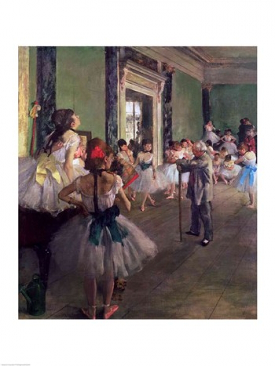 The Dancing Class Poster Print by Edgar Degas - 18 x 24 in.