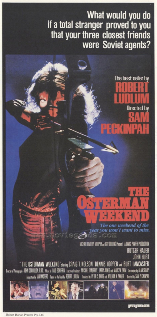 The Osterman Weekend Movie Poster - 27 x 40 in.