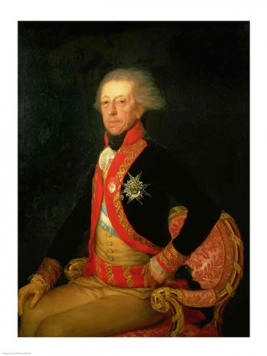 Picture of Posterazzi BALXIR221109 General Antonio Ricardos Poster Print by Francisco De Goya - 18 x 24 in.