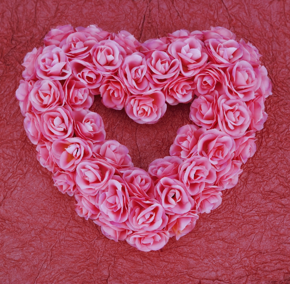 DPI1796808LARGE Heart-Shaped Floral Arrangement Poster Print by Darren Greenwood, 24 x 24 - Large