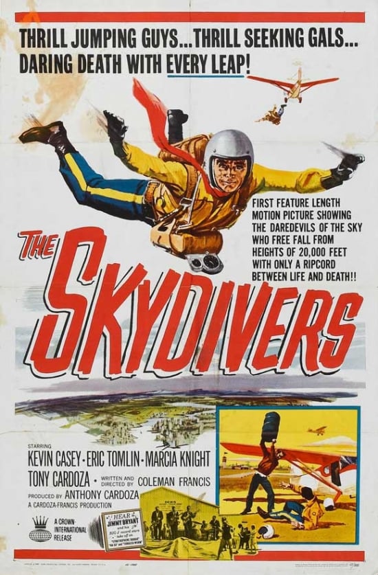 The Skydivers Movie Poster - 27 x 40 in.