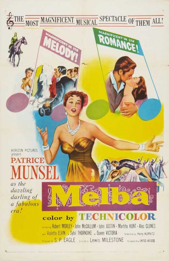 MOVCB95904 Melba Movie Poster - 27 x 40 in.