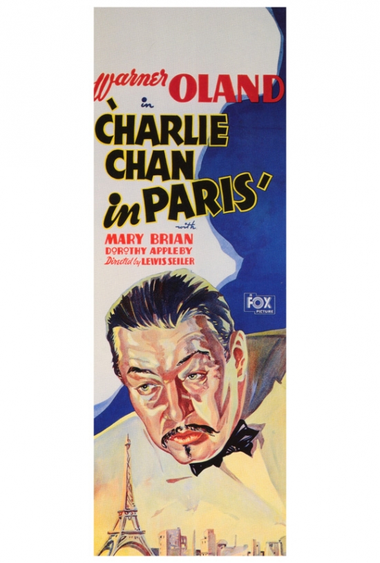 MOVCF1298 Charlie Chan in Paris Movie Poster  27 x 40 in
