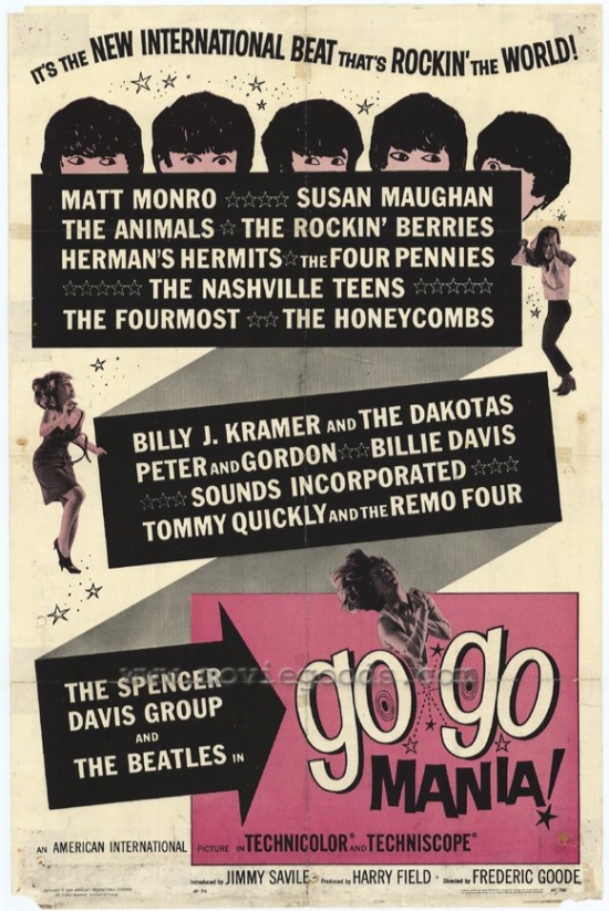 MOVCF2384 Go-Go Mania Movie Poster - 27 x 40 in.