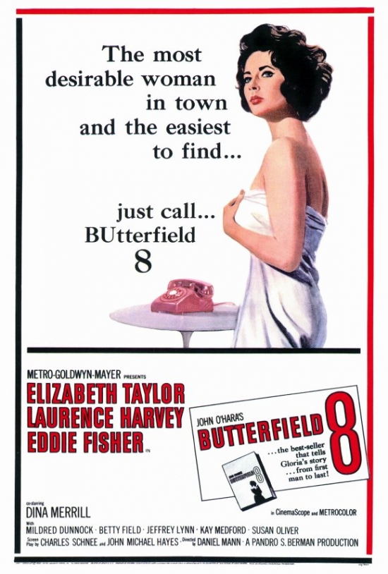 Butterfield 8 Movie Poster - 27 x 40 in.