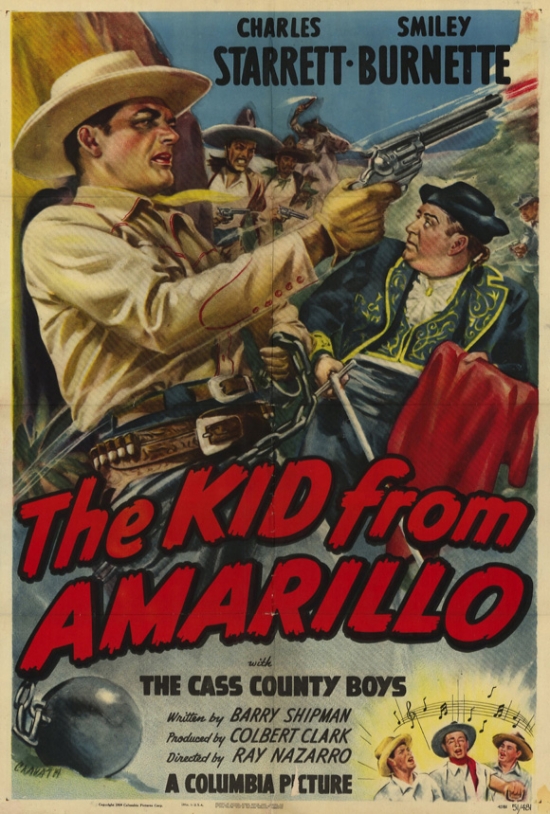 MOVCF6430 The Kid From Amarillo Movie Poster - 27 x 40 in -  Posterazzi