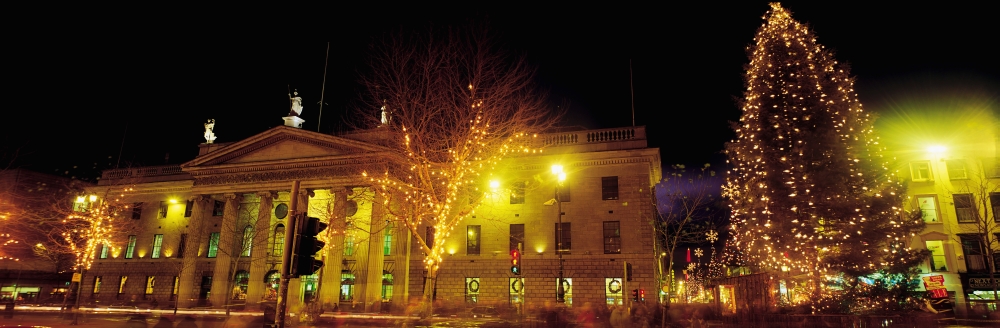 DPI1802879 General Post Office OConnell Street Dublin Ireland Poster Print by The Irish Image Collection, 34 x 11