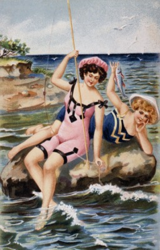 SAL9801000 A Happy & Prosperous New Year C.1900 Nostalgia Cards Poster Print - 18 x 24 in.