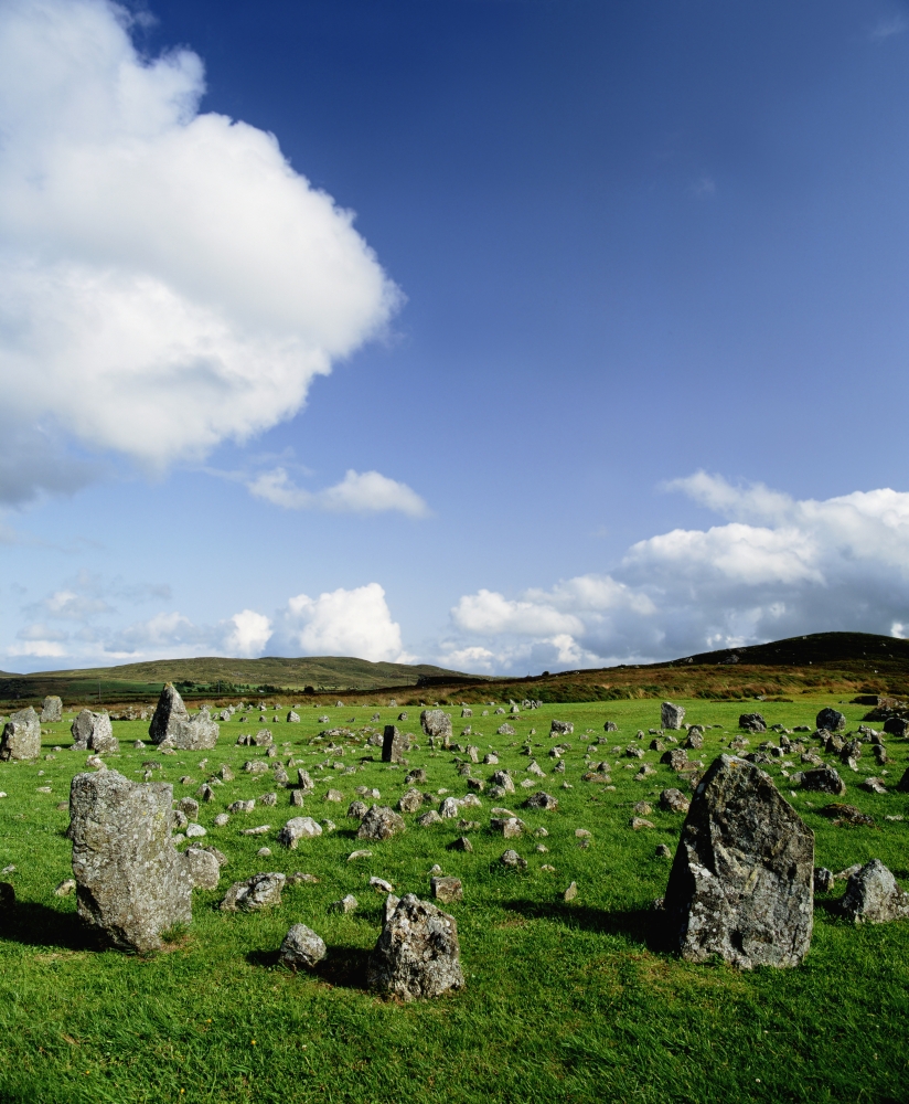 Beaghmore Stone Circles Co Tyrone Ireland Poster Print by The Irish Image Collection, 14 x 17