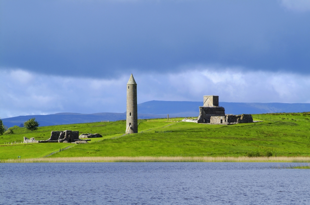 Devenish Monastic Site Co Fermanagh Ireland Poster Print by The Irish Image Collection, 34 x 22 - Large