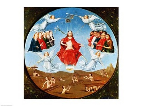 Picture of Posterazzi BALXIR227231LARGE The Judgment Detail From The Table of The Seven Deadly Sins & The Four Last Things C1480 Poster Print by Hieronymus Bosch - 36 x 24 in. - Large