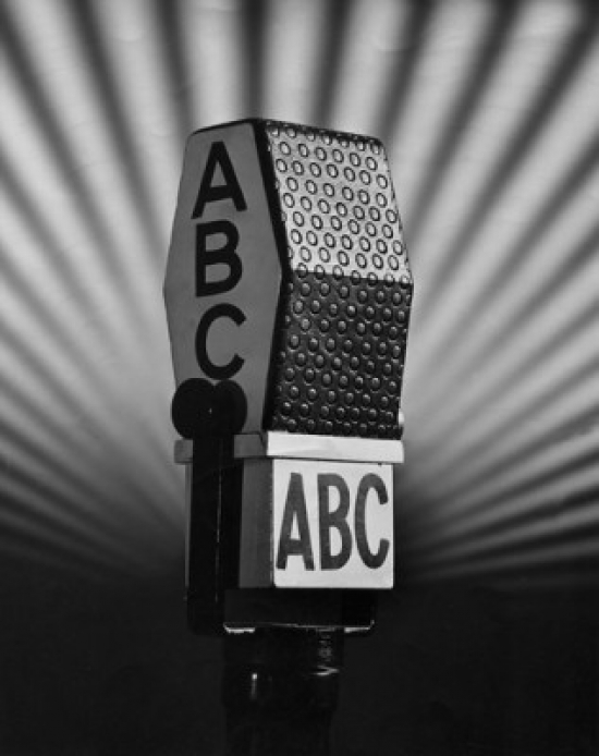 Close-Up of a Microphone Poster Print - 18 x 24 in.