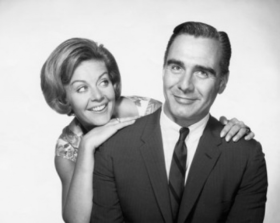 Mature Couple Smiling Poster Print - 18 x 24 in.