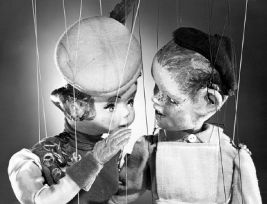 Two Marionettes Poster Print - 18 x 24 in.