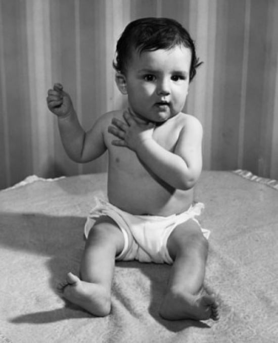 Baby Sitting Poster Print - 18 x 24 in.