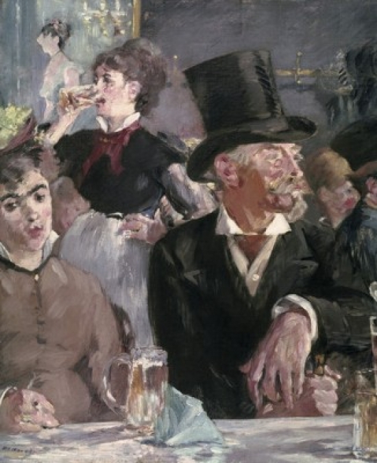 SAL260124 The Cafe Concert 1879 Edouard Manet 1832-1883 French Oil on Canvas Walters Art Museum Baltimore Maryland USA Poster Print - 18 x 24 in.