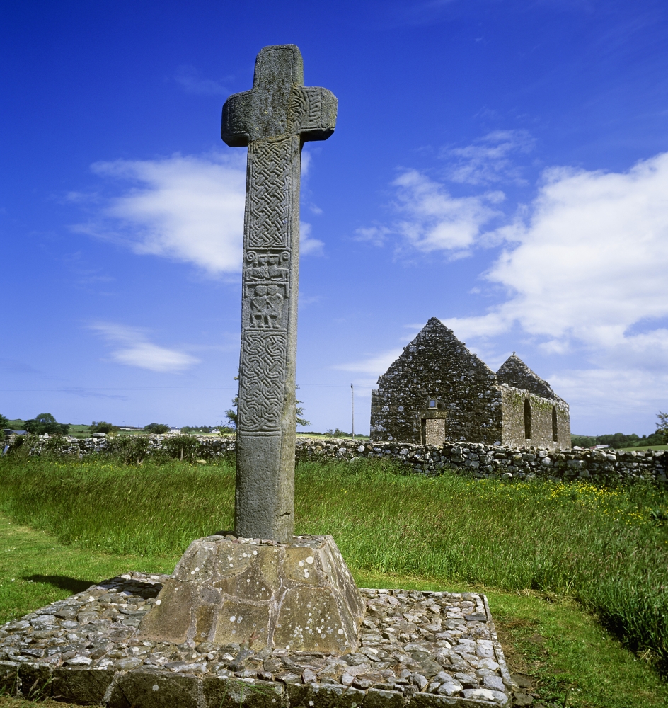 DPI1798446LARGE Low Angle View of A Megalith Cloncha County Donegal Republic of Ireland Poster Print by The Irish Image Collection, 30 x 32 - Large