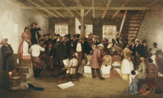 Auction Friedrich Schulz 1823-1875 Smithsonian Institution Hirshhorn Museum & Sculpture Garden Washington DC USA Poster Print - 18 x 24 in.