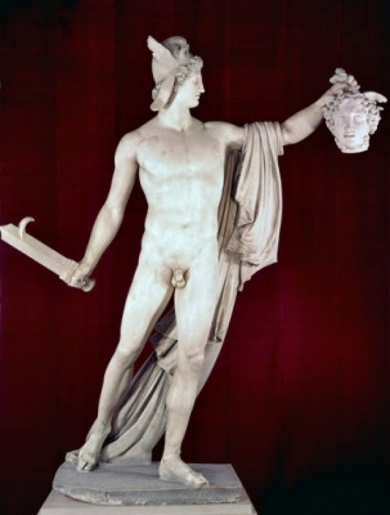 Perseus with The Head of Medusa 1806-08 Antonio Canova 1757-1822 Italian Marble Sculpture Metropolitan Museum of Art New York USA Poster Print