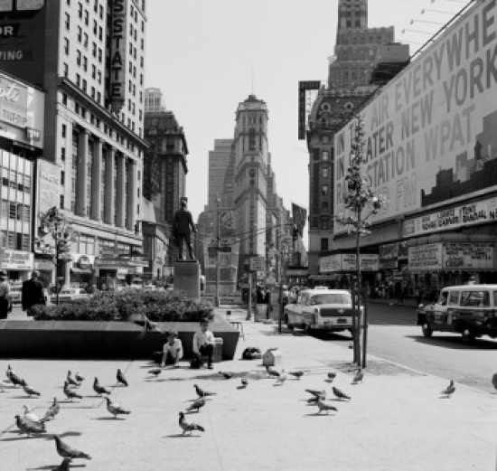 SAL255422023 USA New York City Times Square Looking South Towards Times Building Poster Print - 18 x 24 in.