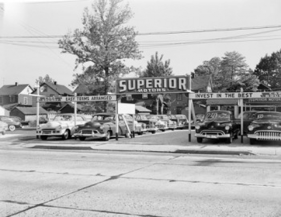 Used Car Lot Poster Print - 18 x 24 in.