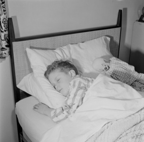 Boy Sleeping Poster Print - 18 x 24 in.