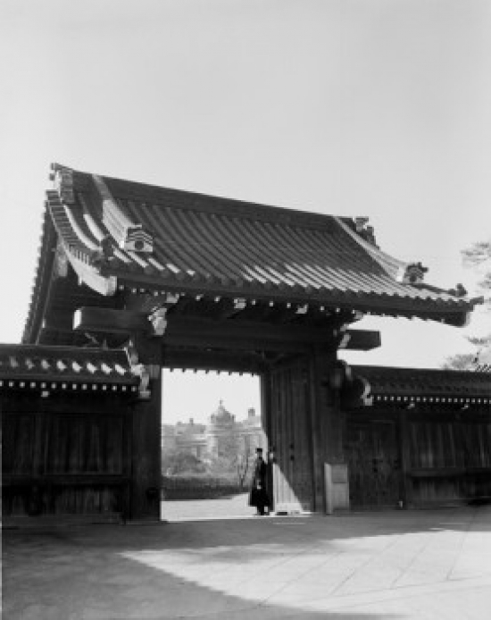 Japan Tokyo Monastery Gate Poster Print - 18 x 24 in.