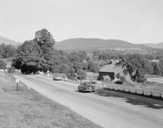 USA Vermont Near Jericho Highway 15 Poster Print - 18 x 24 in.