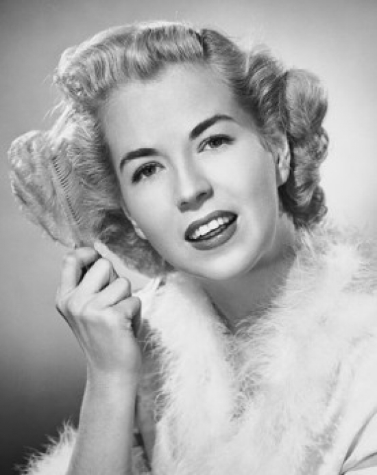 SAL25542556 Portrait of a Young Woman Combing Her Hair Poster Print - 18 x 24 in.