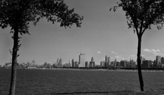 SAL25545110 Buildings on the Waterfront Chicago Illinois USA Poster Print - 18 x 24 in.