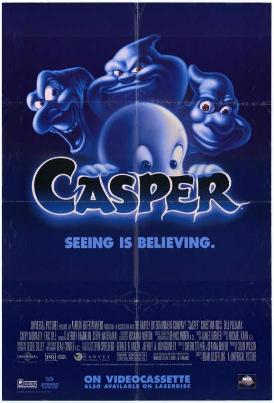 Casper Movie Poster - 27 x 40 in.
