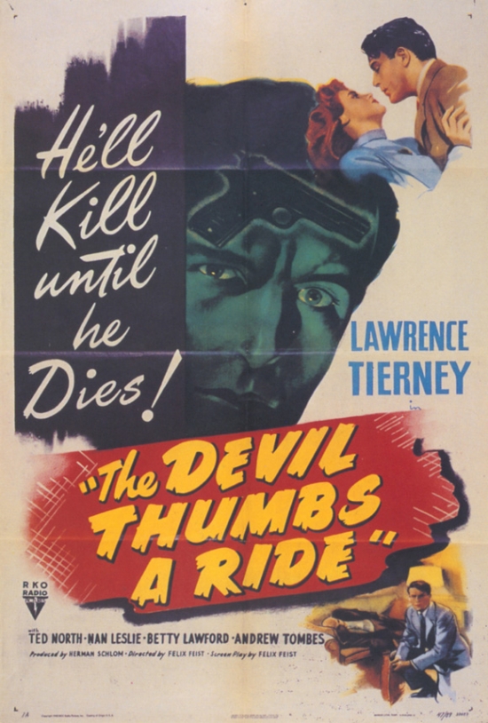 MOVIH5747 The Devil Thumbs a Ride Movie Poster - 27 x 40 in.